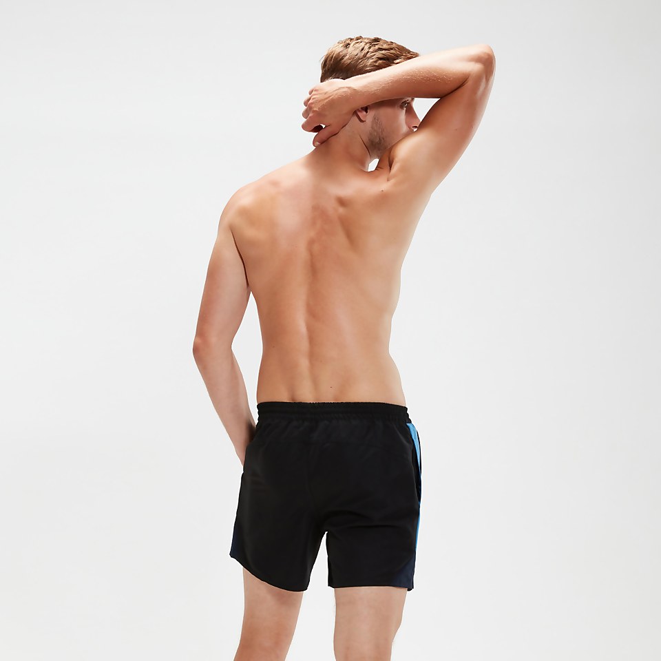 Men's Hyper Boom Splice 16" Swim Shorts Black/Blue