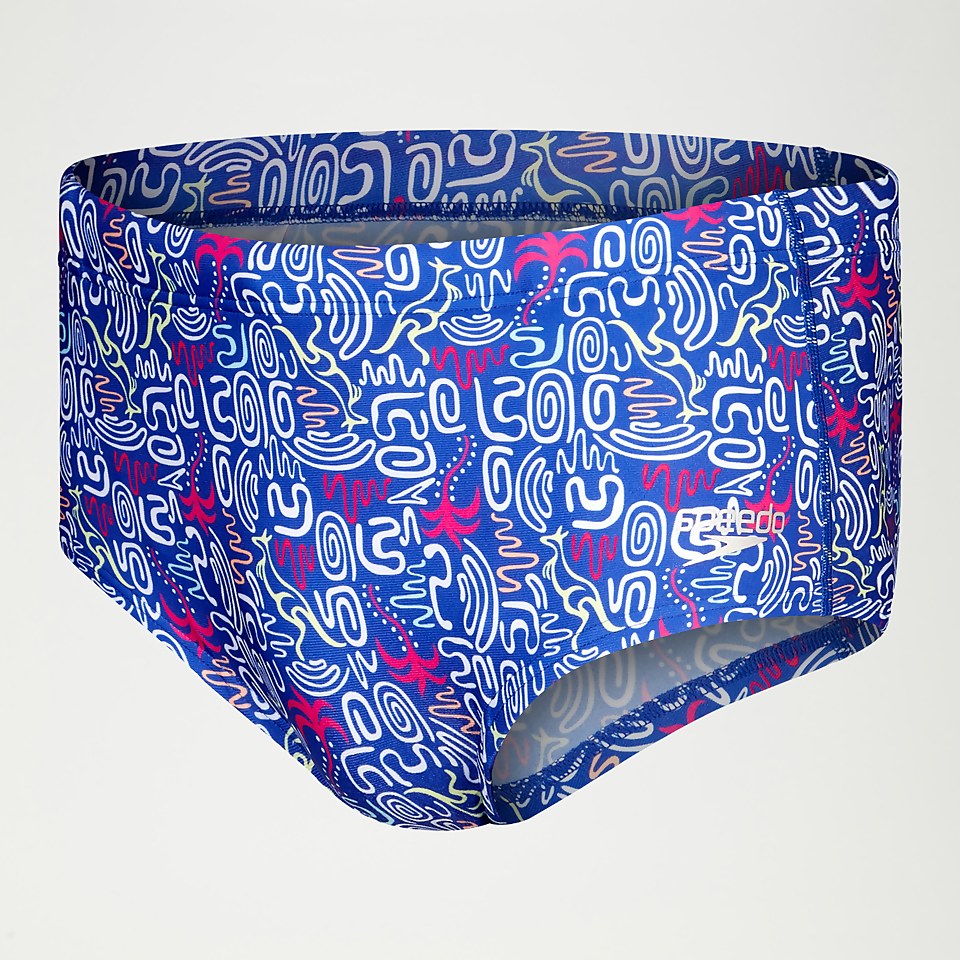 17 cm Club Training Jump Around Badehose für Herren Blau/Pink