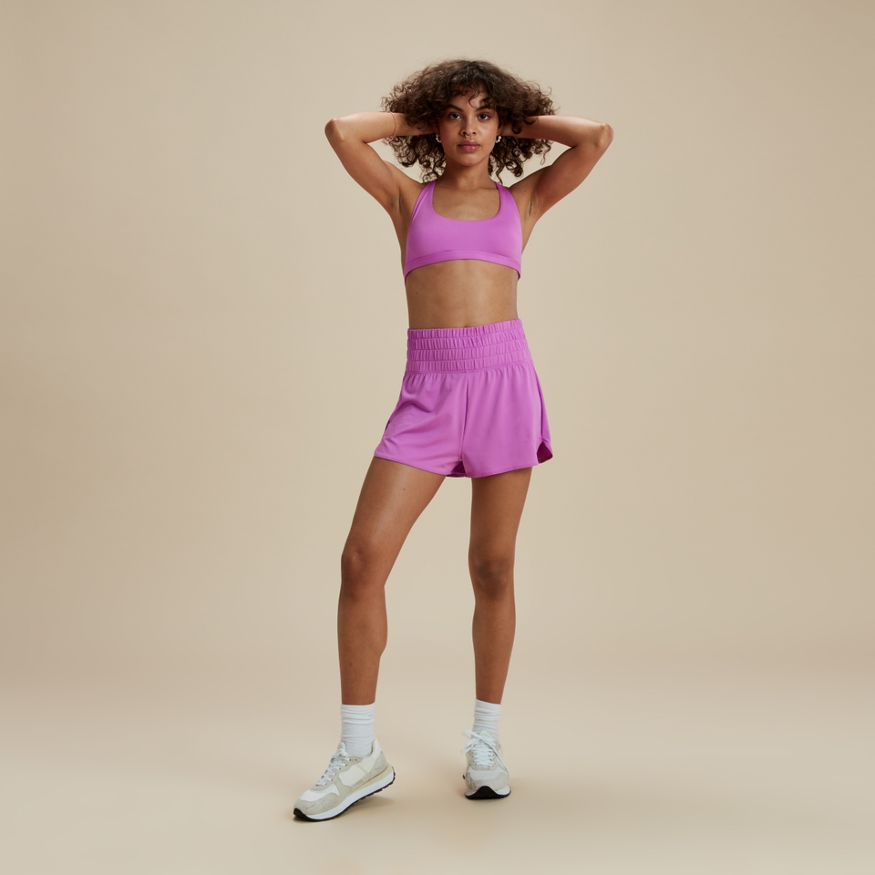 FLU3NTE High Waist Shorts Violet