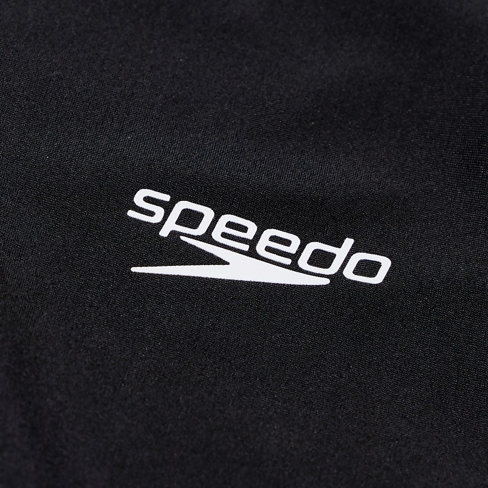 Men's Essential Short Sleeve Swim Top Black