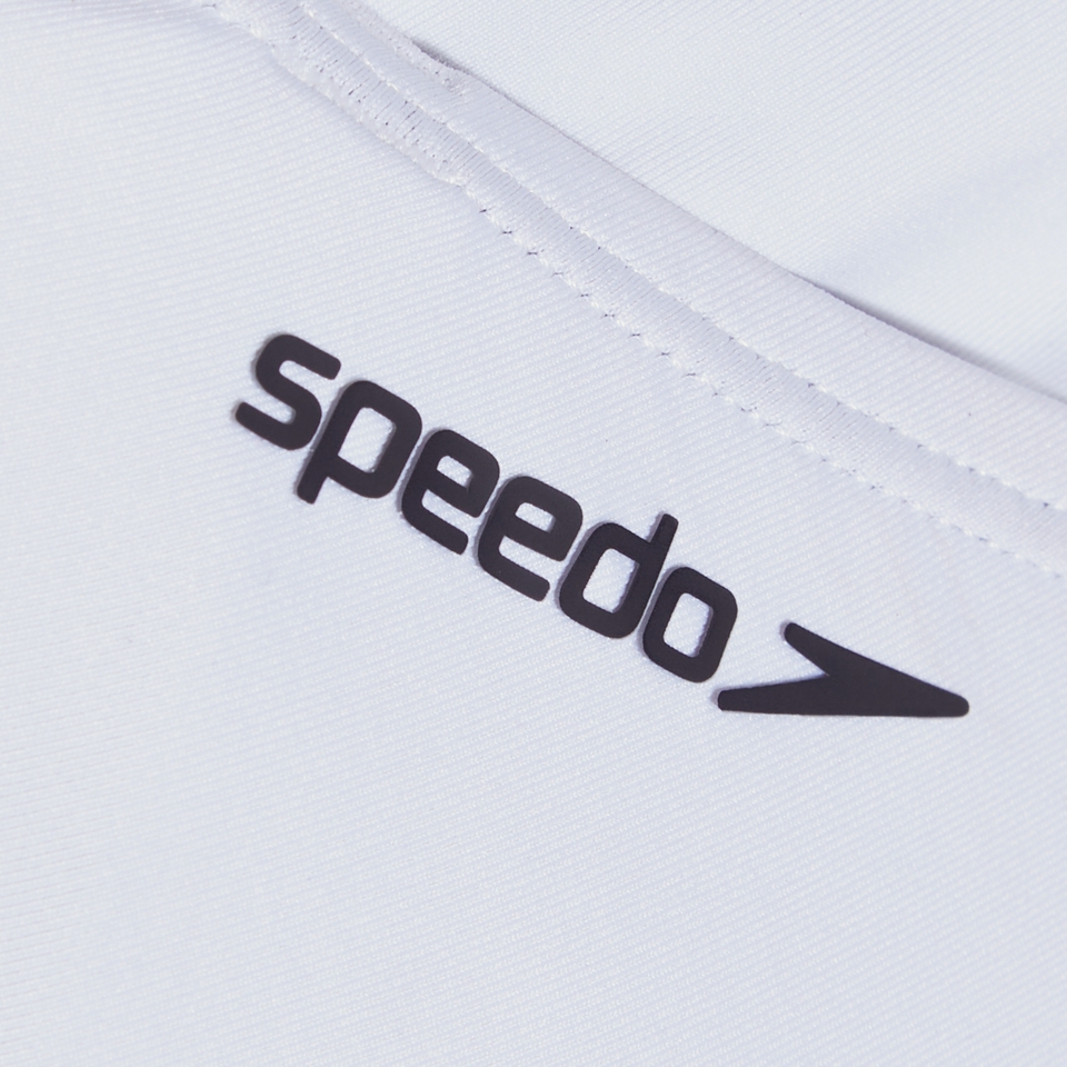 Women's FLU3NTE Solid Logo One Piece White
