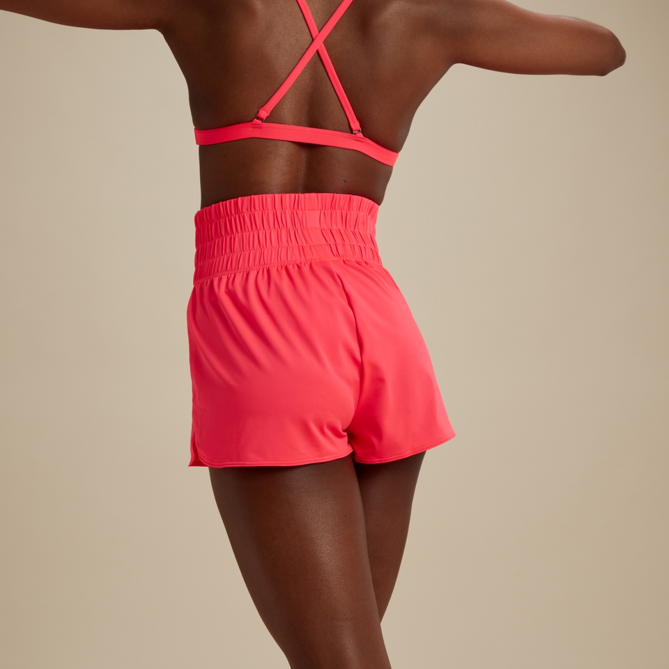 Women's FLU3NTE Solid Swim Shorts Red