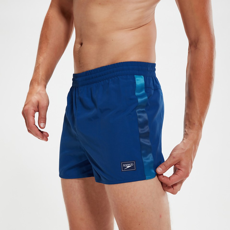 Men's Retro 13" Swim Shorts Blue/Aqua