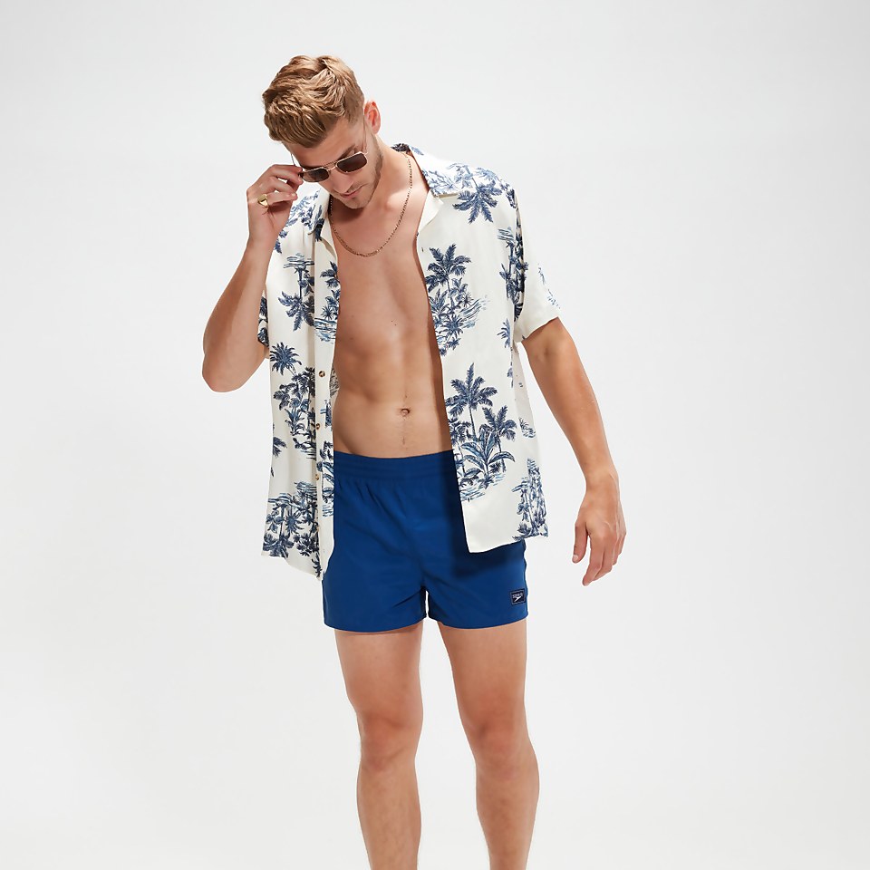 Men's Retro 13" Swim Shorts Blue/Aqua