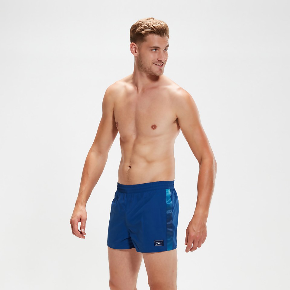 Men's Retro 13" Swim Shorts Blue/Aqua