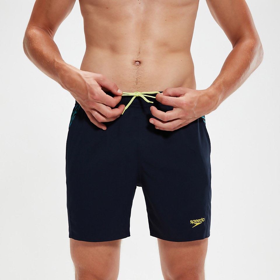 Men's Sport Panel 16" Swim Shorts Navy