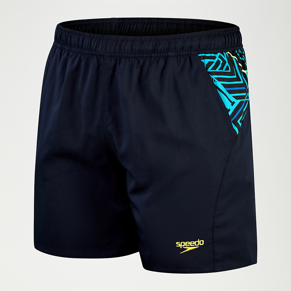 Men's Sport Panel 16" Swim Shorts Navy