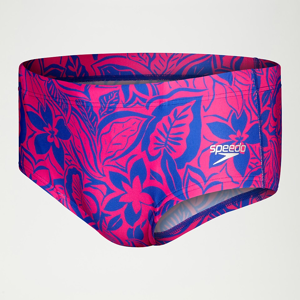 13,5 cm Club Training Bondi Night Floral Badehose Blau/Pink