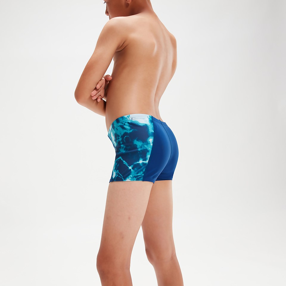 Boys' Panel Aquashorts Blue/Aqua