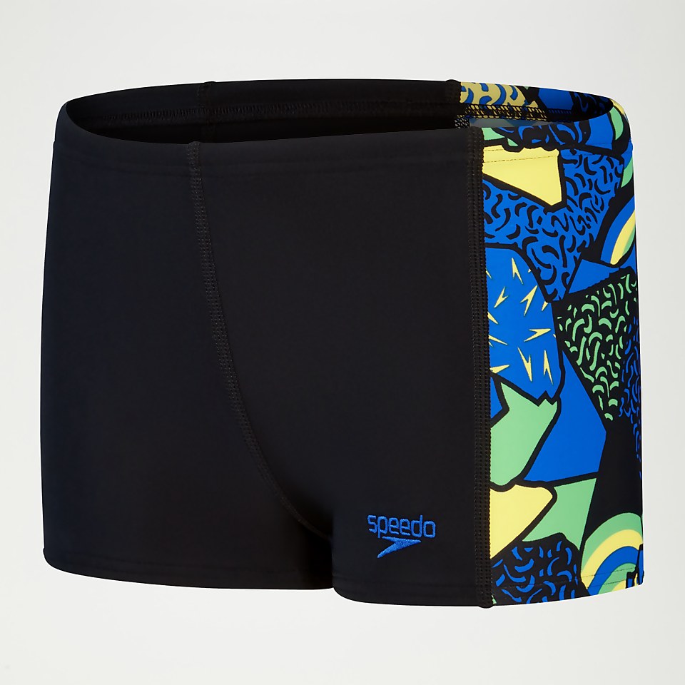 Boys' Panel Aquashorts Blue/Aqua