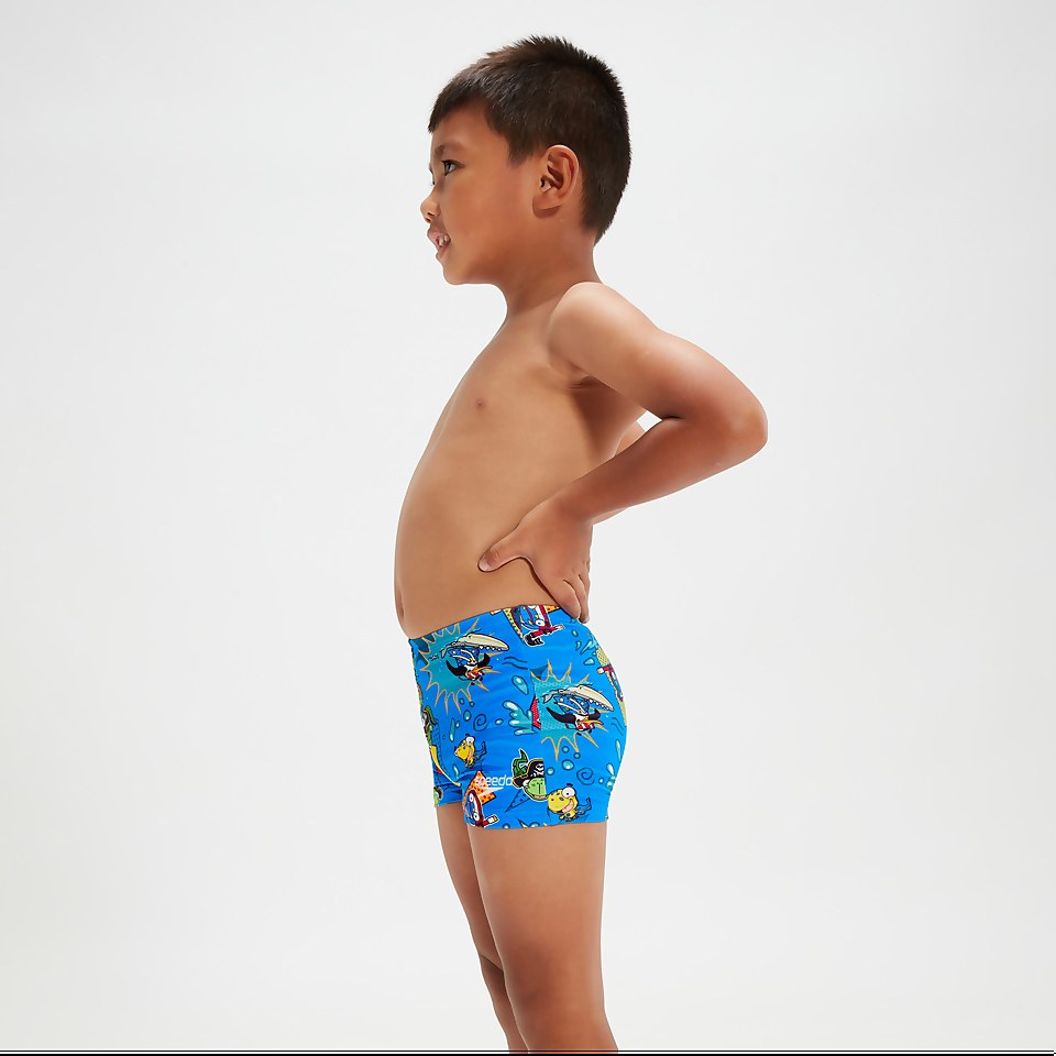Infant Boys' Learn To Swim Aquashorts Blue/Yellow