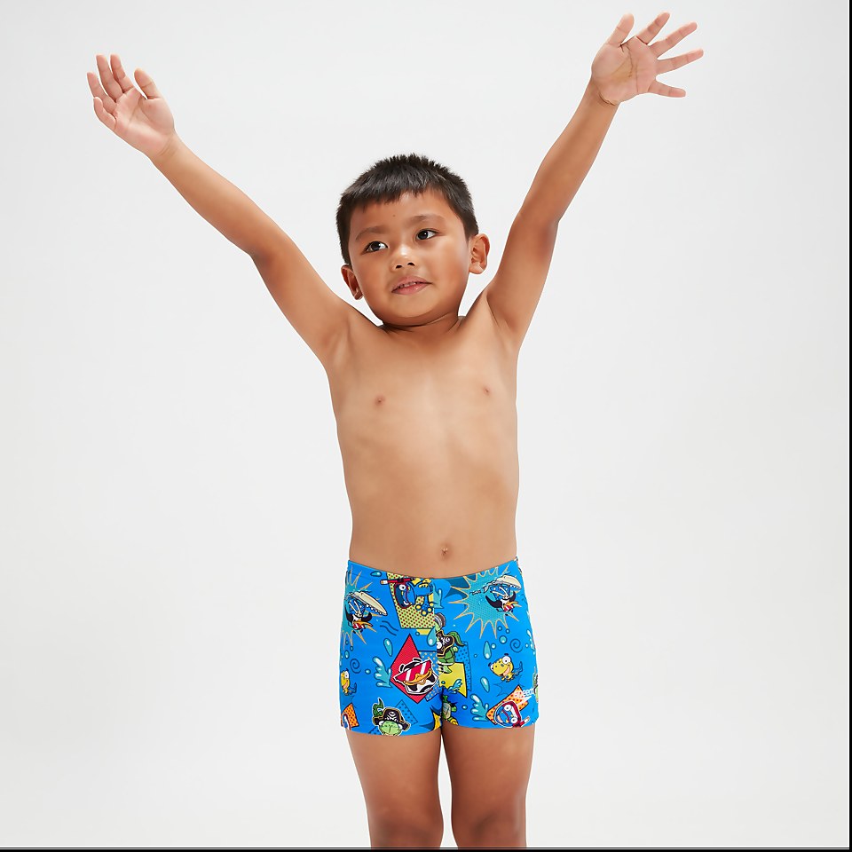 Infant Boys' Learn To Swim Aquashorts Blue/Yellow