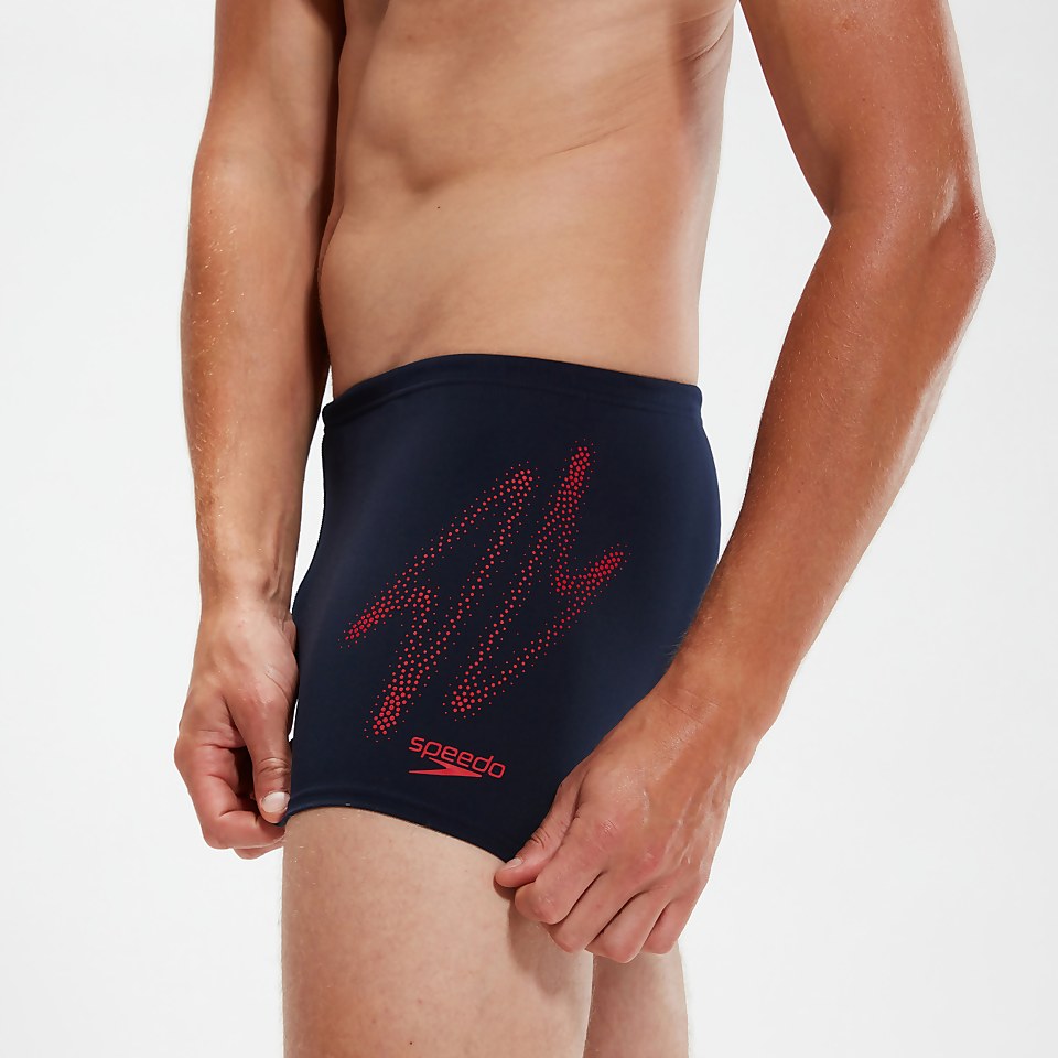 Men's Hyper Boom Placement Aquashorts Navy/Red