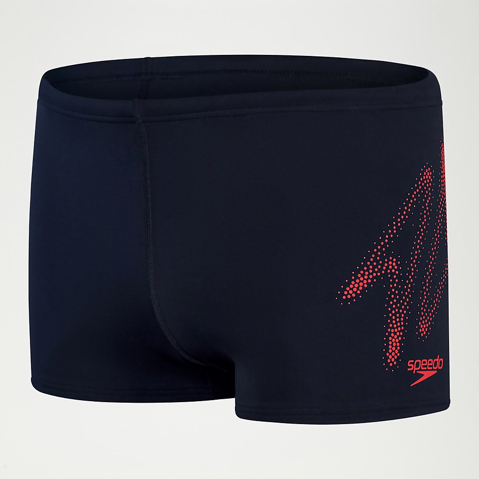 Men's Hyper Boom Placement Aquashorts Navy/Red