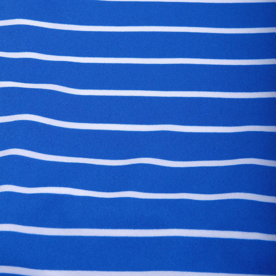 Maillot de bain Femme Eco Endurance+ Printed Medalist bleu/blanc