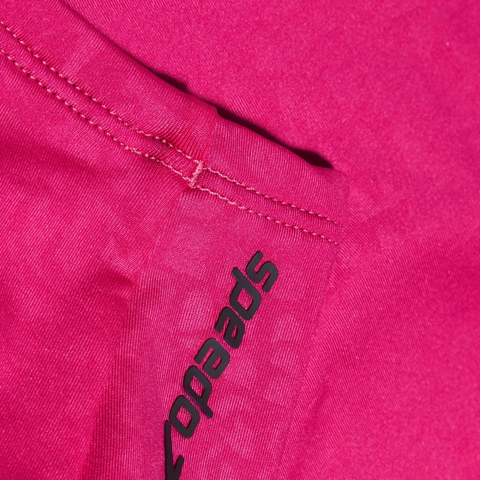 Women's Flu3nte Embossed Solid Crop Top Pink