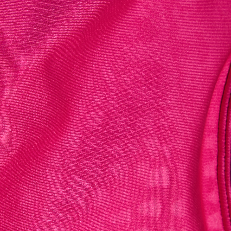 Women's Flu3nte Embossed Solid Crop Top Pink