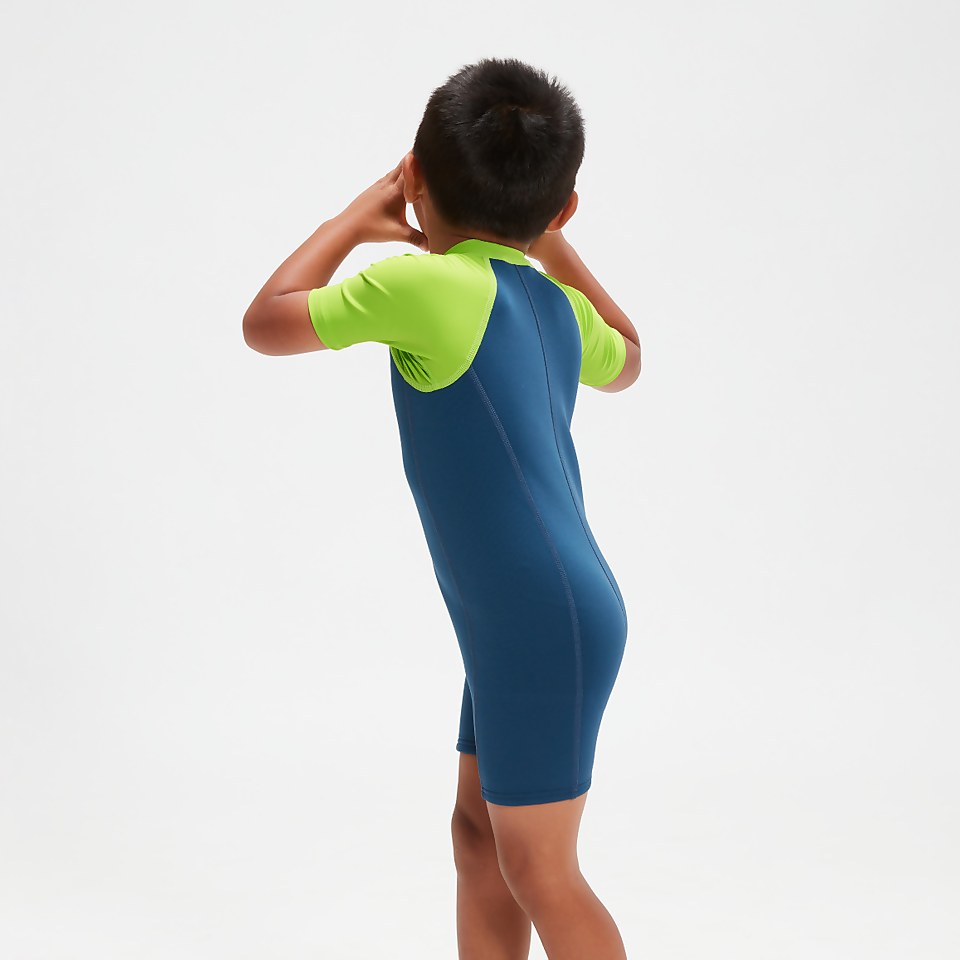 Schwimmlern-Essential Neoprenanzug für Jungen im Kleinkindalter Blau