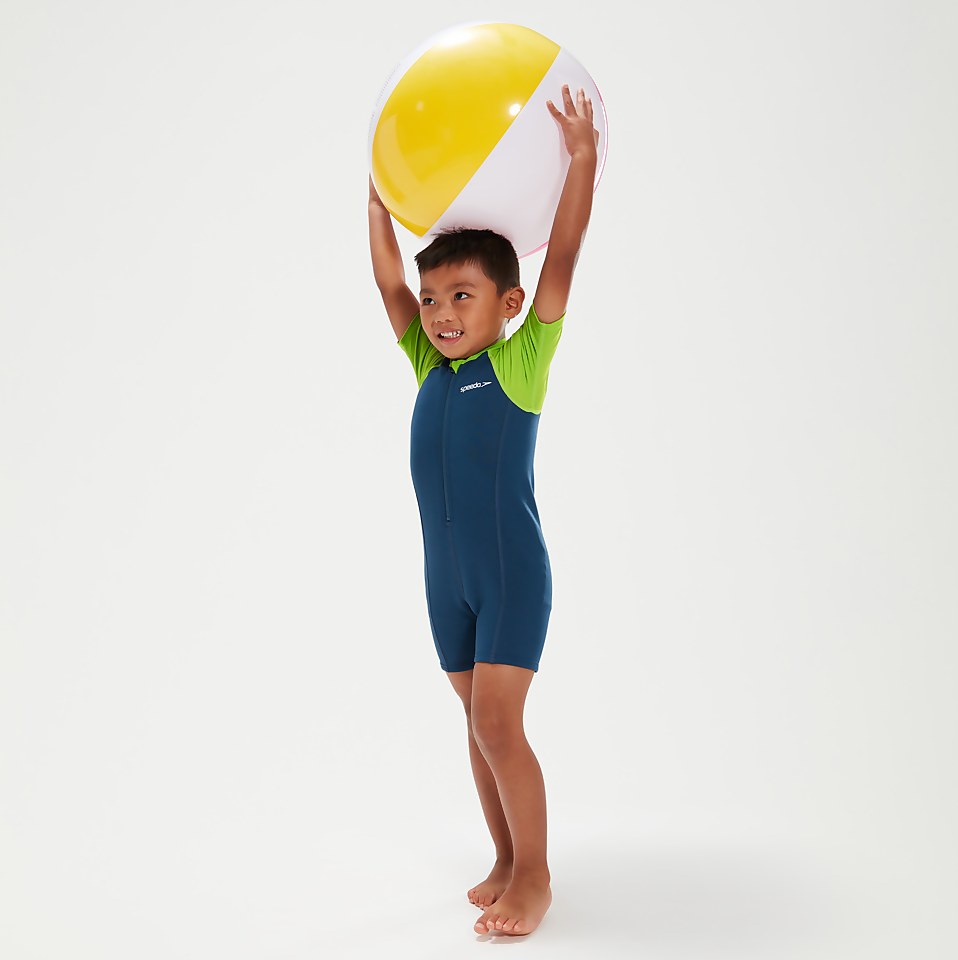 Schwimmlern-Essential Neoprenanzug für Jungen im Kleinkindalter Blau