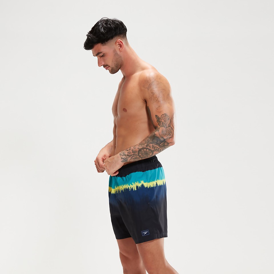 Men's Placement Leisure 16" Swim Shorts Navy/Blue