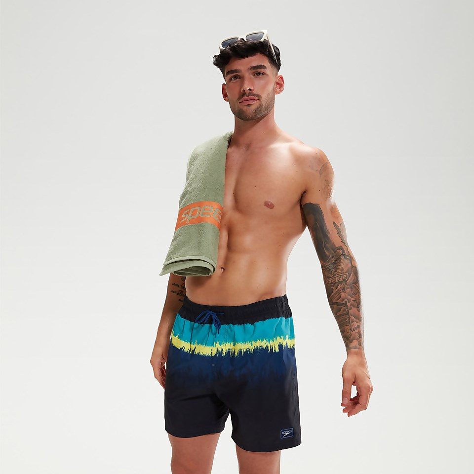 Men's Placement Leisure 16" Swim Shorts Navy/Blue