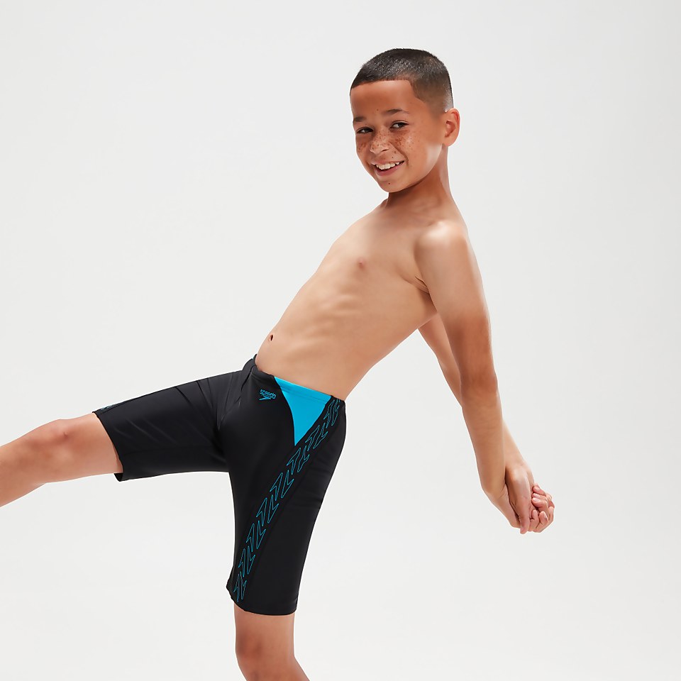 Boys' Hyper Boom Jammer Black/Blue