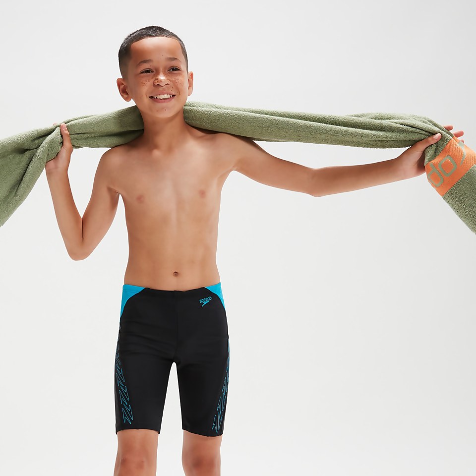 Boys' Hyper Boom Jammer Black/Blue