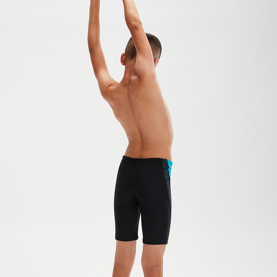 Boys' Hyper Boom Jammer Black/Blue