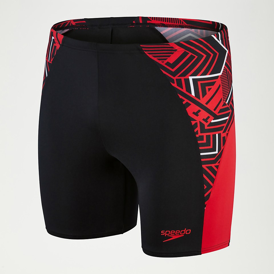Men's Endurance+ Splice Mid Jammer Black/Red