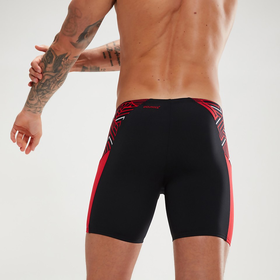 Men's Endurance+ Splice Mid Jammer Black/Red