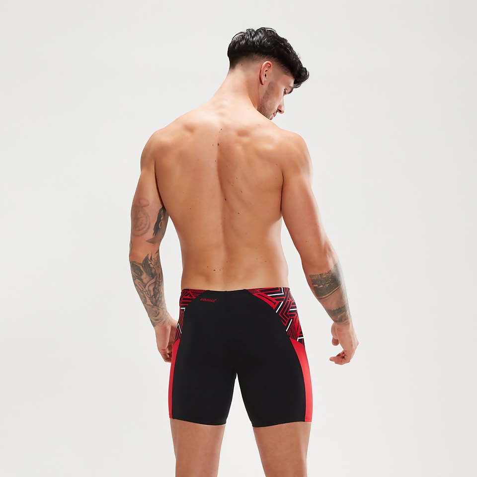 Men's Endurance+ Splice Mid Jammer Black/Red