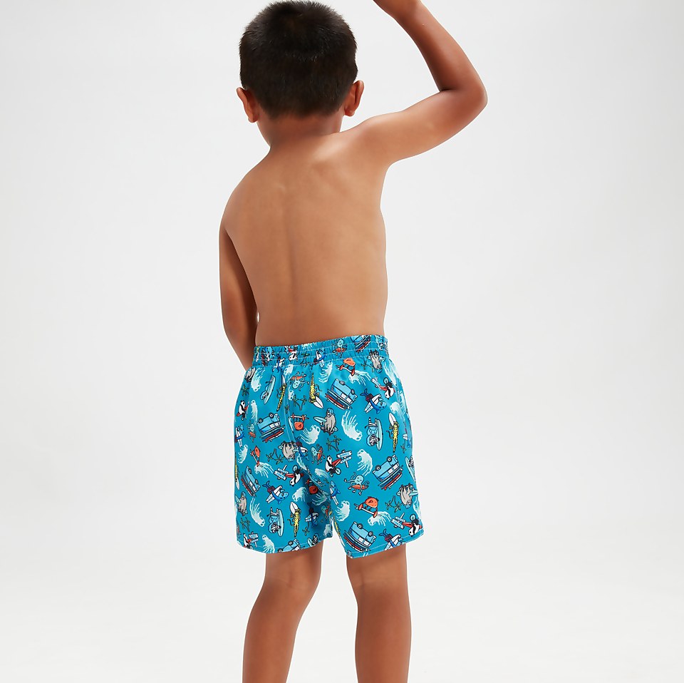 Short de bain Bébé Learn To Swim 28 cm bleu/blanc