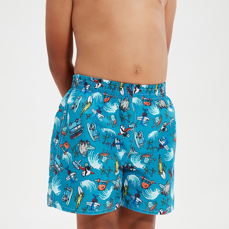 Short de bain Bébé Learn To Swim 28 cm bleu/blanc