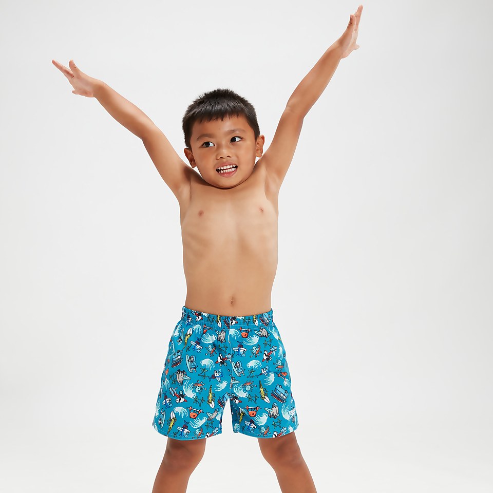 Short de bain Bébé Learn To Swim 28 cm bleu/blanc