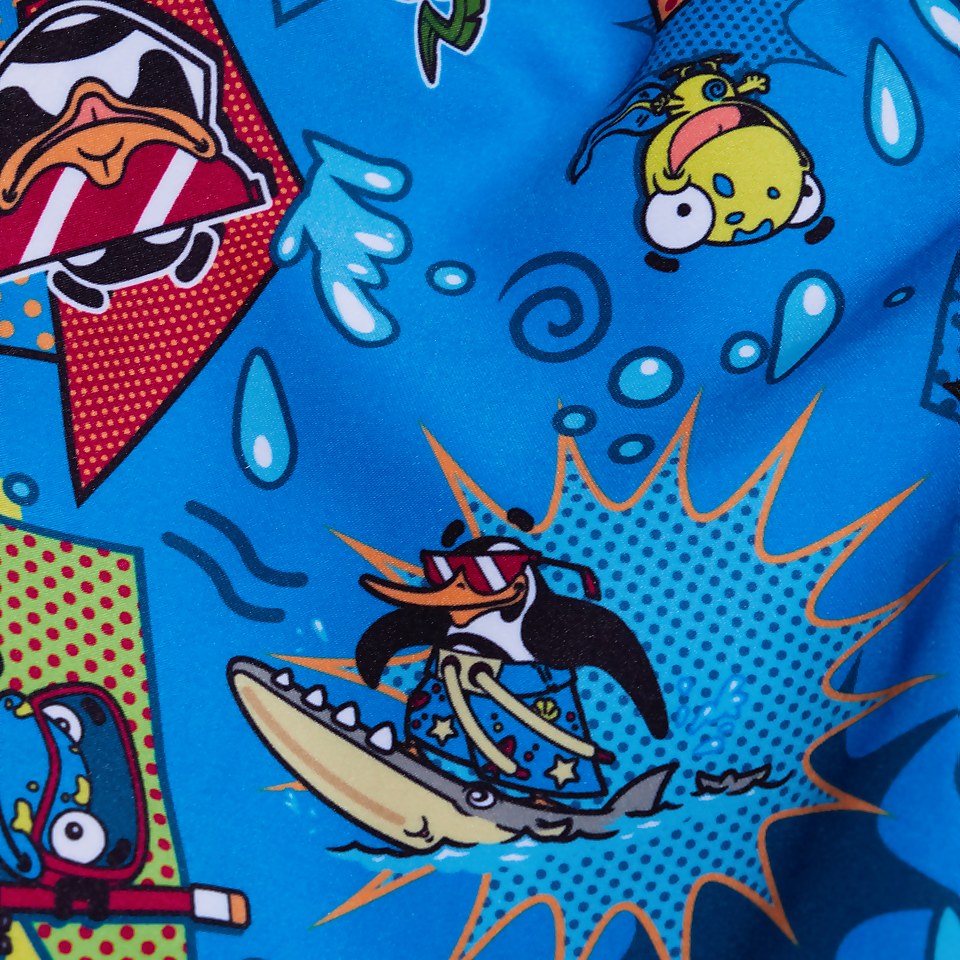 Infant Boys' Learn To Swim 11" Swim Shorts Blue/Yellow