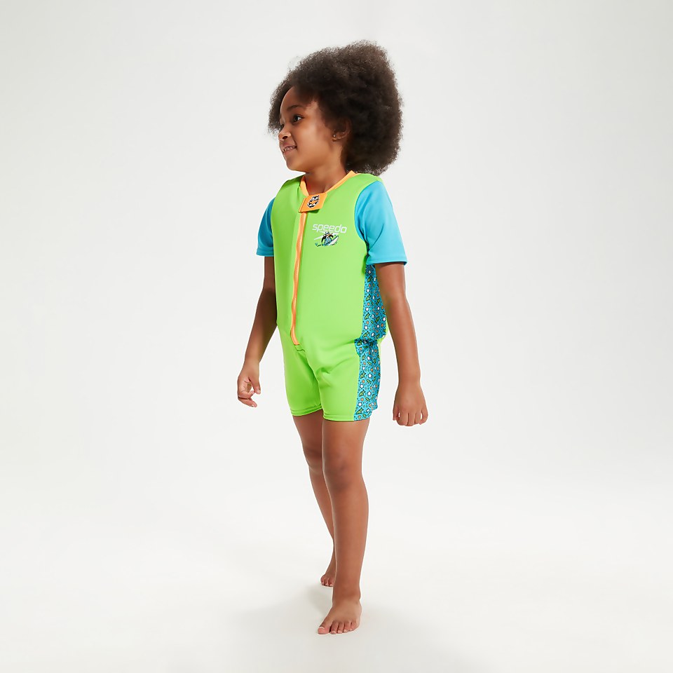 Infant Learn to Swim Chima African Penguin Float Suit Green