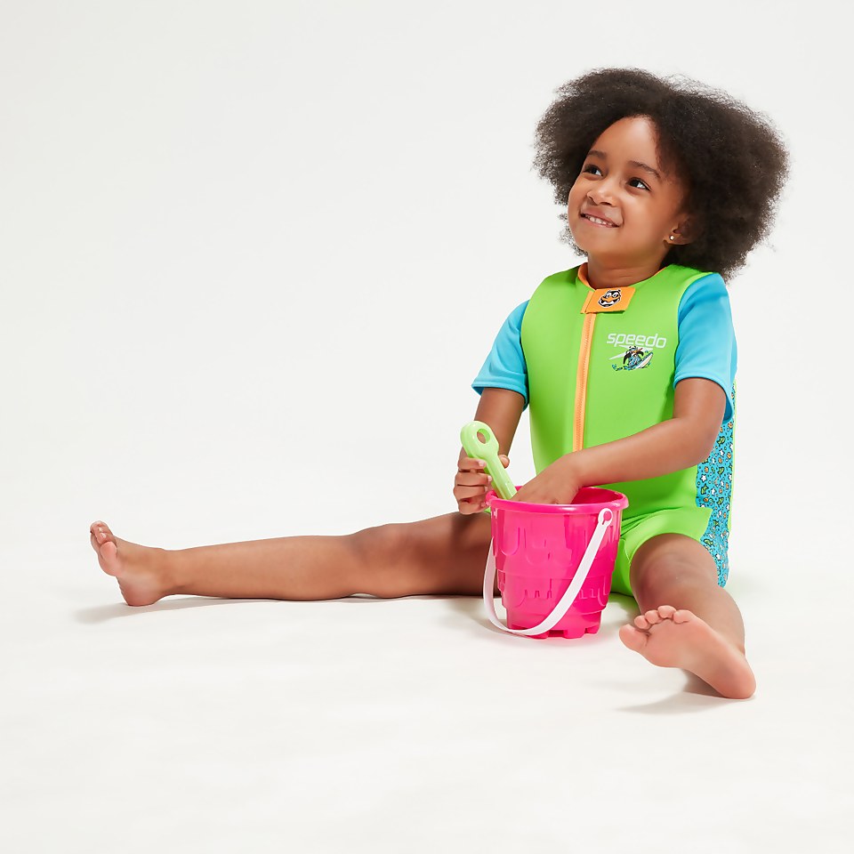Infant Learn to Swim Chima African Penguin Float Suit Green