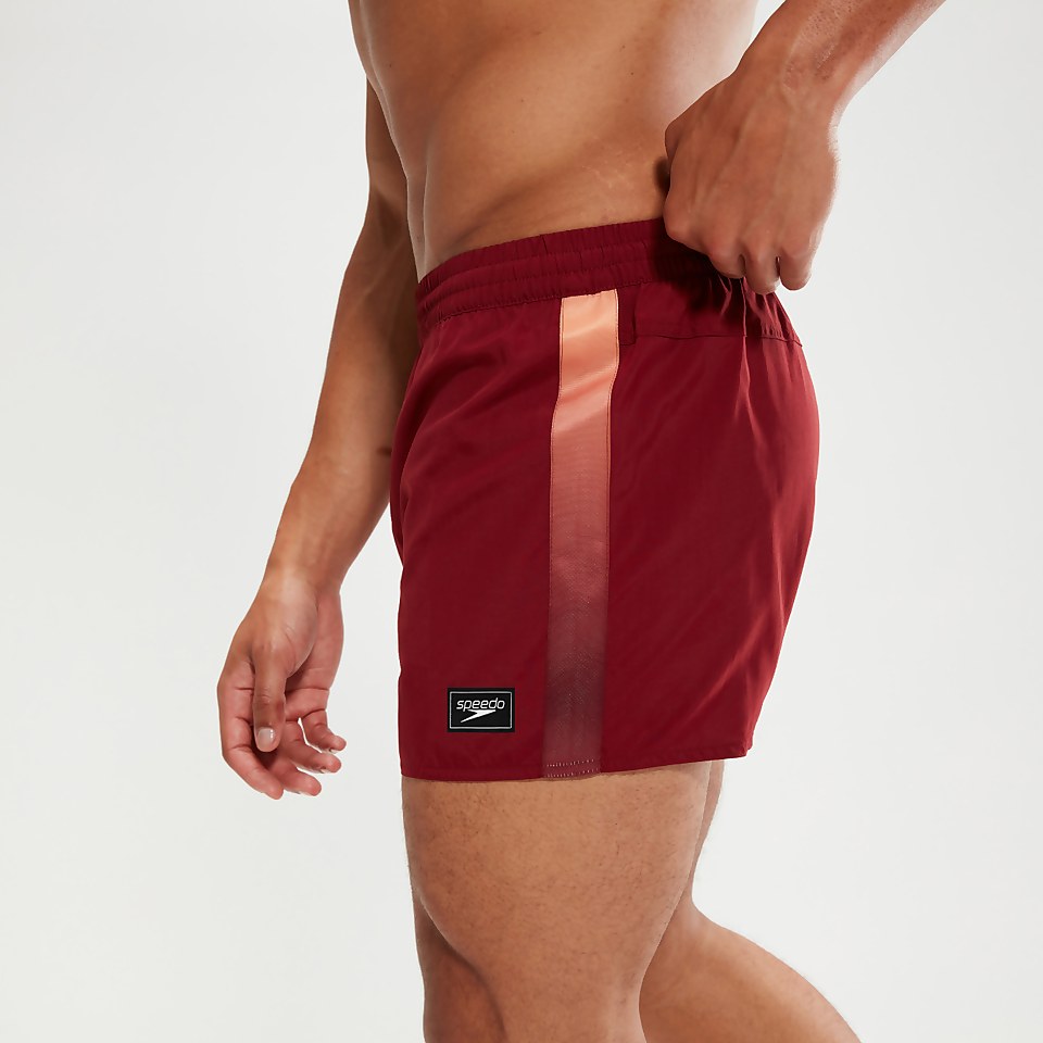 Men's Retro 13" Swim Shorts Oxblood/Coral