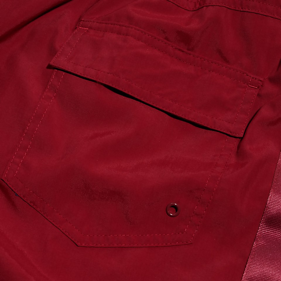 Men's Retro 13" Swim Shorts Oxblood/Coral