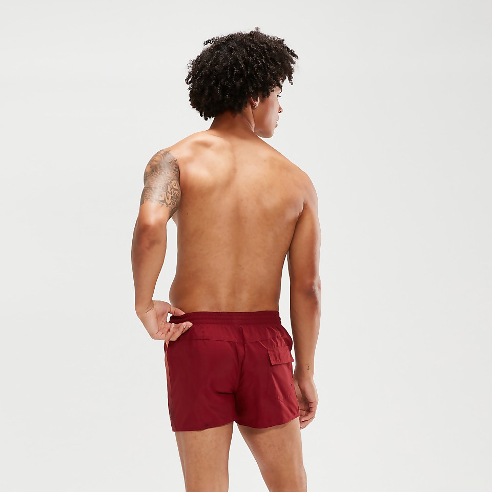 Men's Retro 13" Swim Shorts Oxblood/Coral