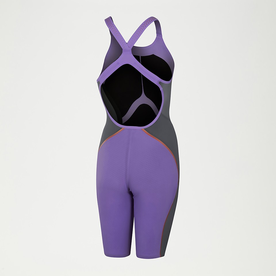 Women's Fastskin LZR Pure Intent Purple Reign Openback Kneeskin