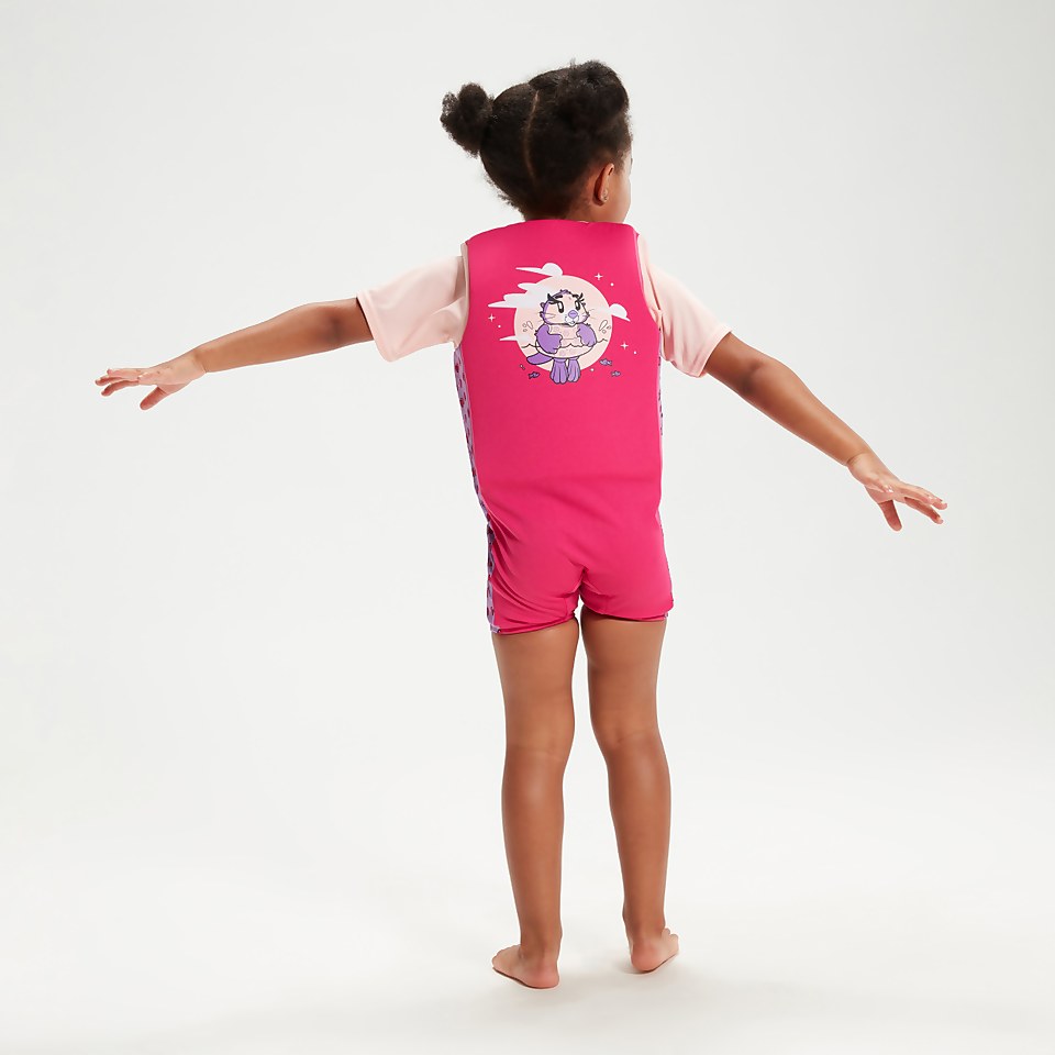 Infant Learn to Swim Aria Sea Otter Float Suit Pink