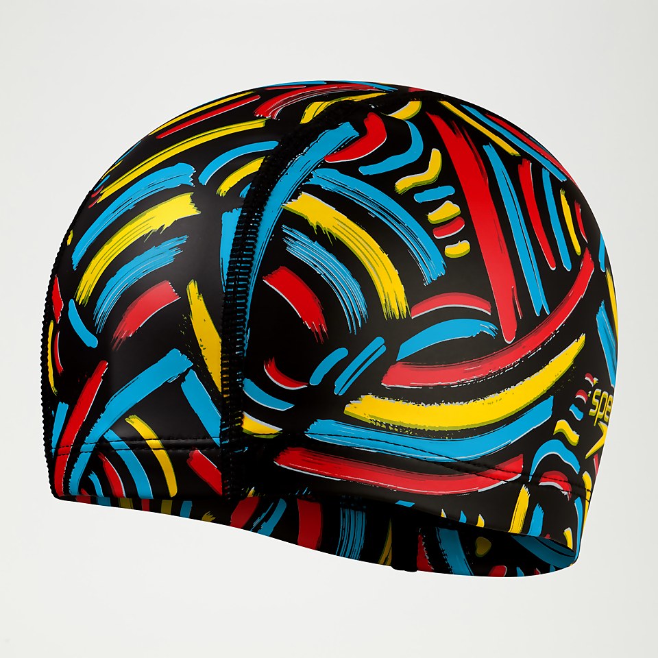 Junior Printed Pace Cap Black
