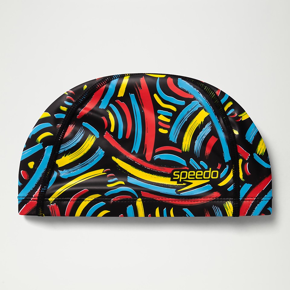 Junior Printed Pace Cap Black