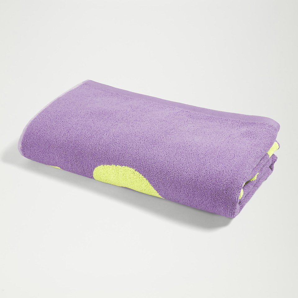 Speedo Logo Towel Lilac