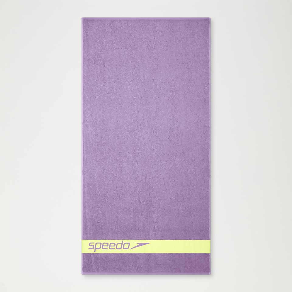 Speedo Logo Towel Lilac