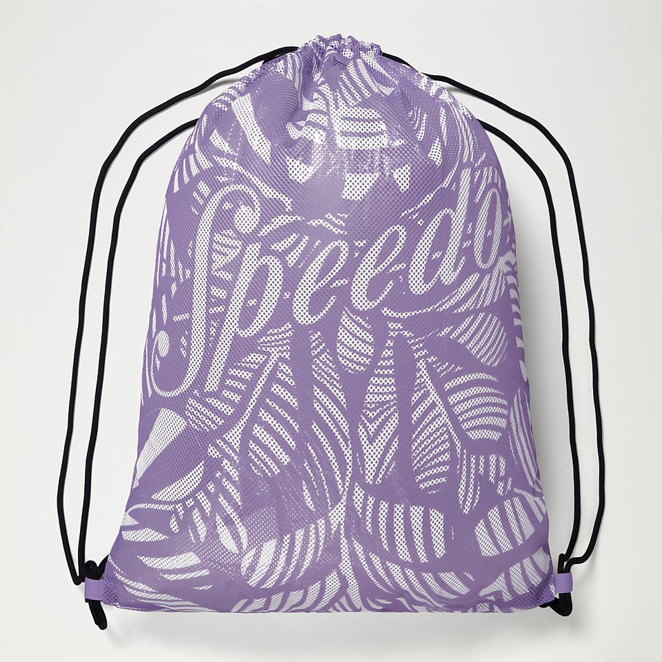 Klassische Netztasche Flieder