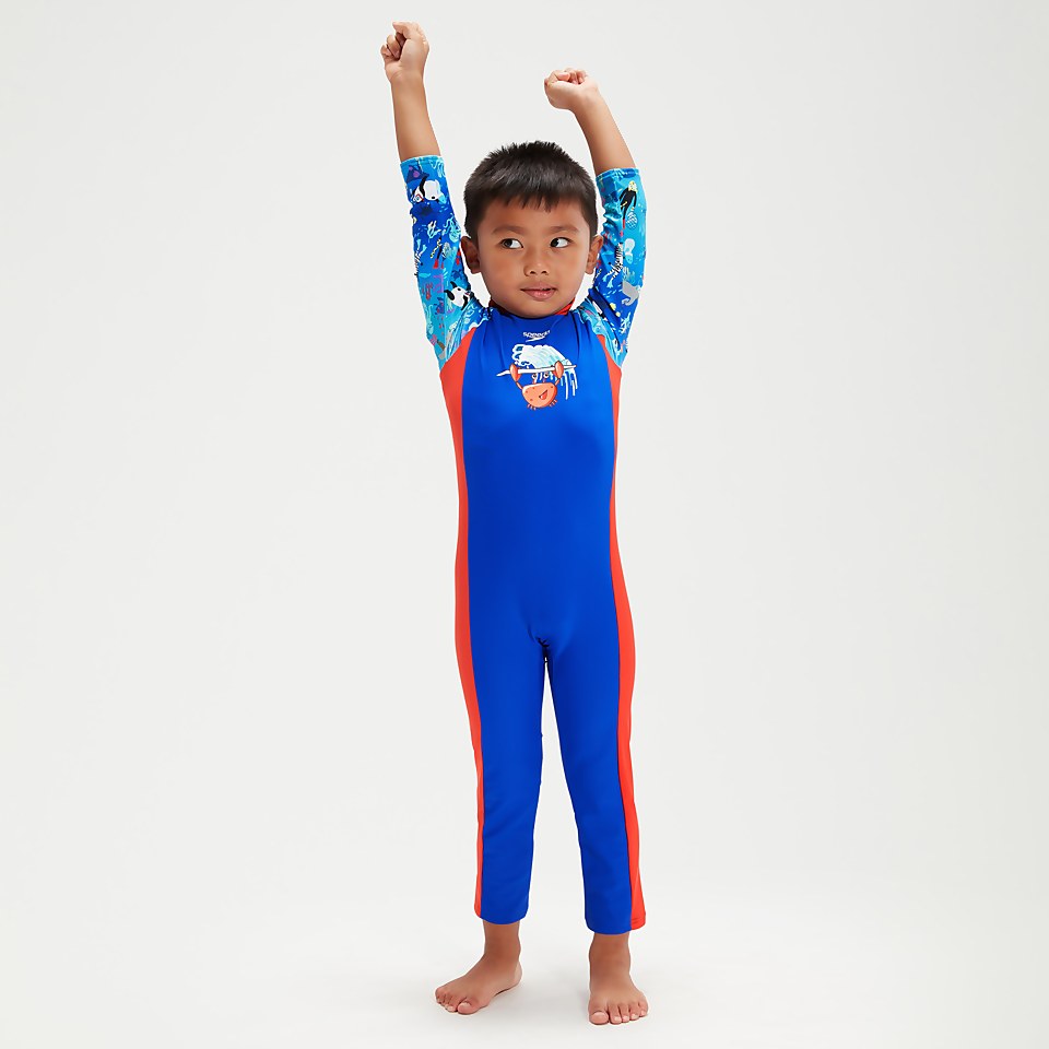 Infant Boys' Printed All In One Sunsuit Blue
