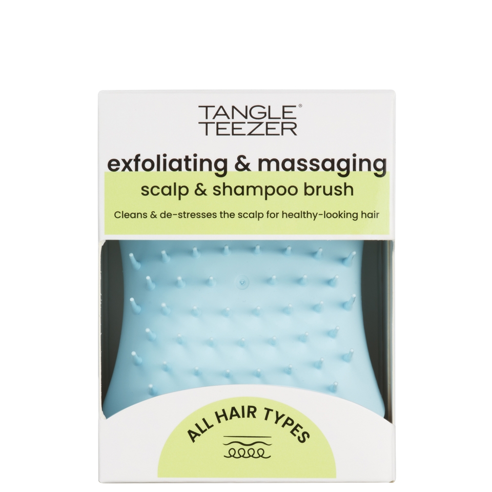 Tangle Teezer The Scalp Exfoliator and Massager - Seafoam Blue
