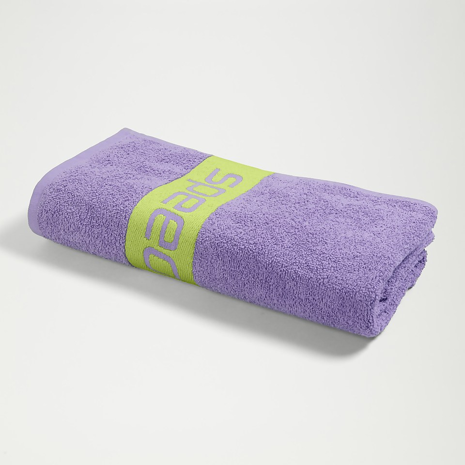 Serviette Speedo Border lilas